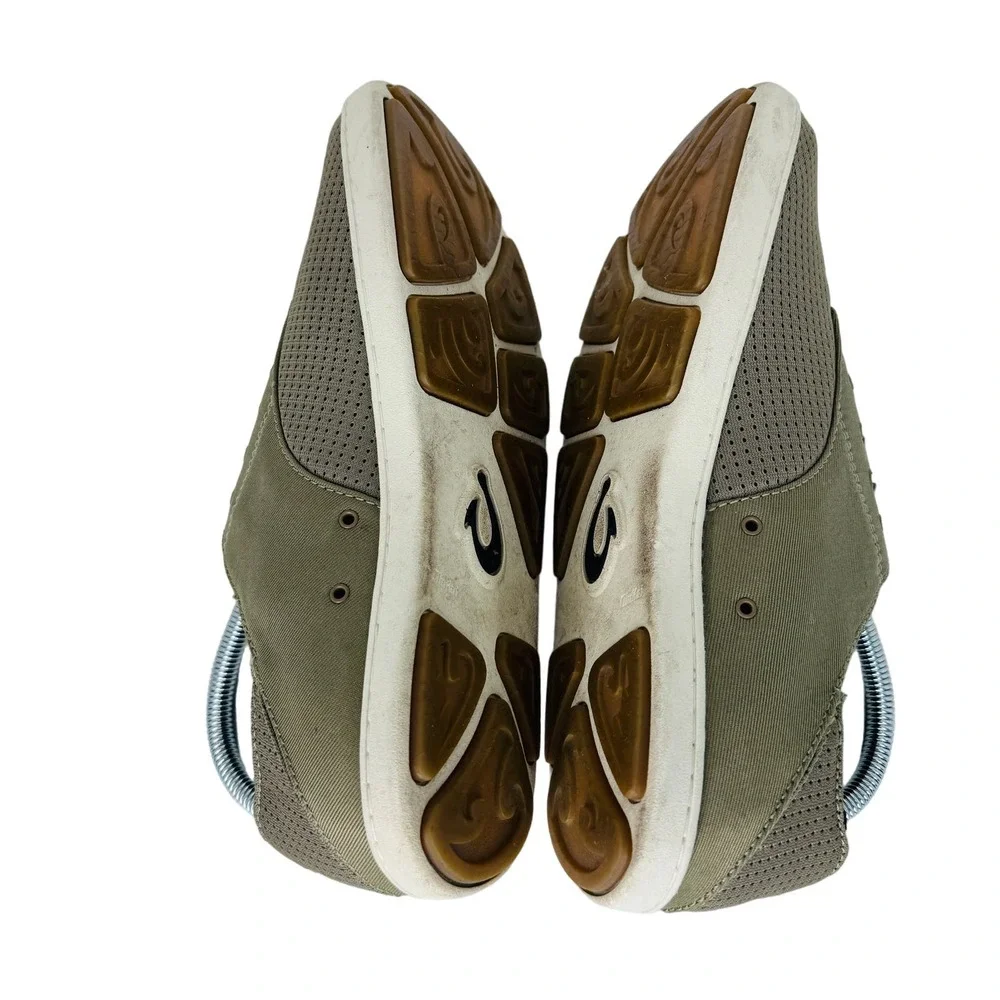 Nohea Moku No‎ Tie Boat Shoes Quick Dry Mesh Breathable Slip On Green Size 8.5M